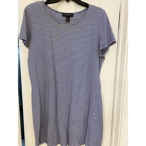 Forever 21 PLUS 2X Stripe T-Shirt Dress